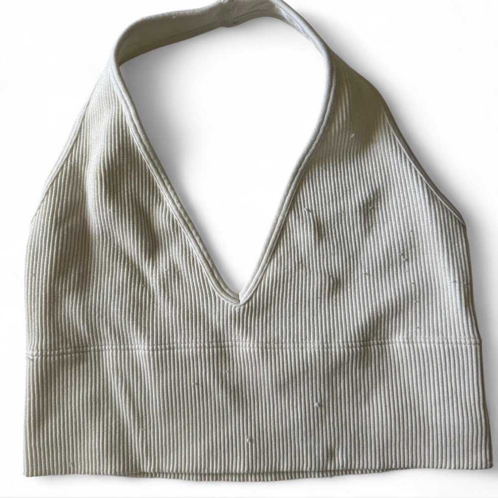 Gilly Hicks White Halter Top